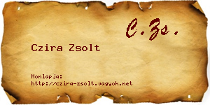 Czira Zsolt névjegykártya